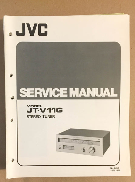 JVC JT-V11G Tuner  Service Manual *Original*