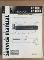 Kenwood DP-1100 DP-1100B CD Player  Service Manual *Original*