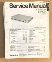 TECHNICS ST-C01 TUNER  Service Manual *Original*