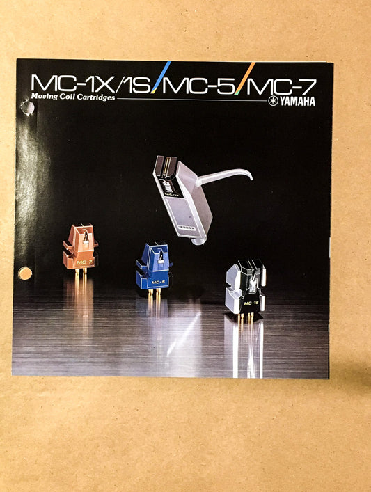 Yamaha MC-1X / 1S MC-5 MC-7 Moving Coil Cartridges  Dealer Brochure *Original*