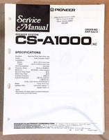 Pioneer CS-A1000 SPEAKER Service Manual *Original*