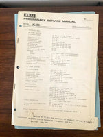 Akai UC-S5  Tuner Preliminary Service Manual *Original*
