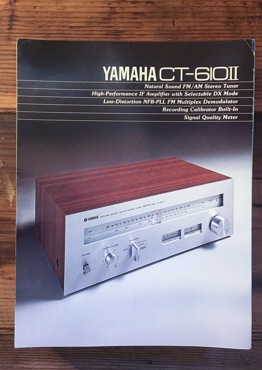 Yamaha CT-610 II Tuner Dealer Brochure *Original*