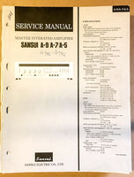 Sansui AU-9 A-7 A-5 Amplifier Service Manual *Original*