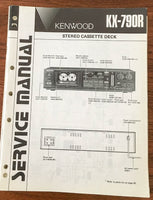 Kenwood KX-790R Cassette Deck Service Manual *Original*