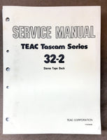 TEAC / Tascam 32-2 Stereo Tape Deck Service Manual *Original*