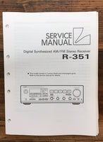 Luxman R-351 Receiver  Service Manual *Original*