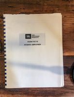 JBL UREI Model 6215 Amplifier Owners / User Manual *Original*