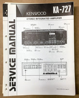 Kenwood KA-727 Amplifier Service Manual *Original*