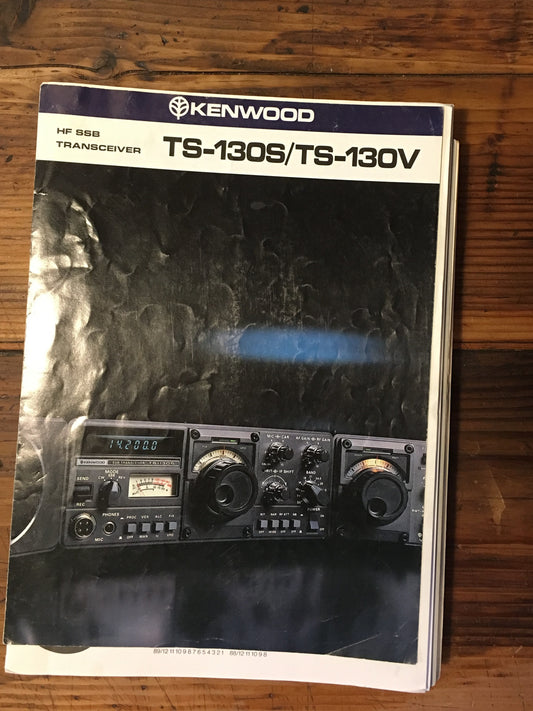 Kenwood TS-130S TS-130V Transceiver 5 pg Dealer Brochure *Original*