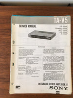 Sony TA-V5 Amplifier Service Manual *Original*