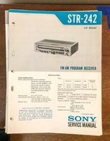 Sony STR-242 Receiver Service Manual *Original*