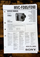 Sony MVC-FD85 MVC-FD90 Camera  Service Manual *Original*