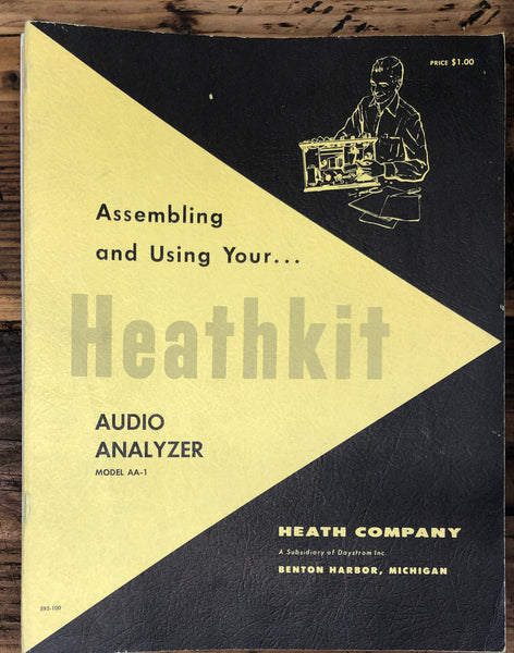 Heathkit AA-1 Audio Analyzer  Owner / User Manual *Original*