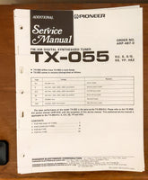 Pioneer TX-055 Tuner Service Manual *Original*