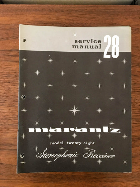Marantz Model 28 Receiver Service Manual *Original*
