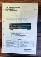 HK Harman Kardon DC5700 DC 5700 Cassette Service Manual *Original*