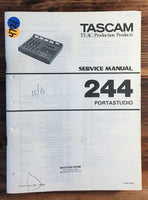 Teac 244 PortaStudio / Porta Studio  Service Manual *Original*