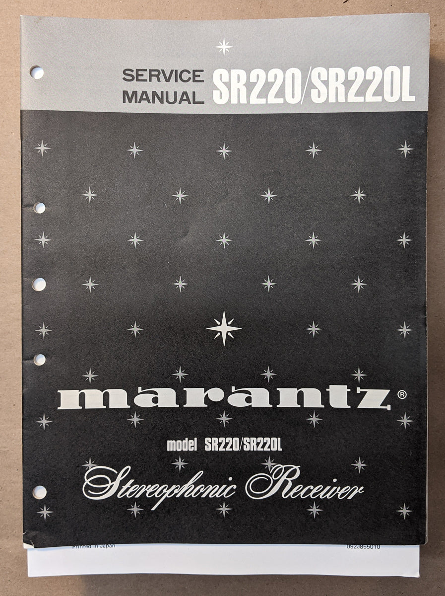Récepteur stéréo vintage MARANTZ SR-220 EQ-20 Récepteur stéréo vintage MARANTZ SR-220 EQ-20