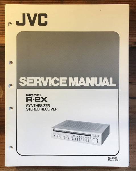 JVC R-2X Receiver Service Manual *Original*