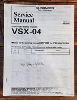 Pioneer VSX-4 Receiver  Service Manual *Original*