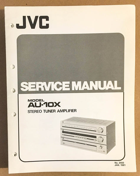 JVC AU-10X Amplifier  Service Manual *Original*