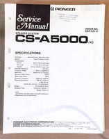 Pioneer CS-A5000 SPEAKER Service Manual *Original*