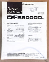 Pioneer CS-B9000D SPEAKER Service Manual *Original*