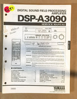 Yamaha DSP-A3090 Amplifier  Service Manual *Original*