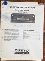 Onkyo M-M-5140P Amplifier  Service Manual *Original*