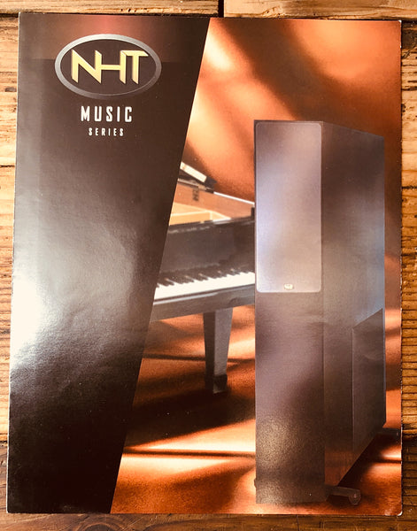 NHT Model 3.3 2.9 1.5 Audiocenter-1 -2  3 pg Foldout Dealer Brochure *Orig*