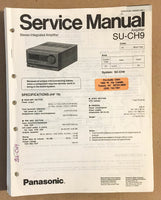 Technics / Panasonic SU-CH9 Preamp / Preamplifier  Service Manual *Original*