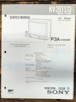 Sony KV-20TS13 TV  Service Manual *Original*