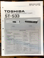 Toshiba ST-S33 Tuner Service Manual *Original*