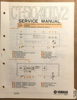 Yamaha CT-410 II CA-510 V2 Tuner  Service Manual *Original*