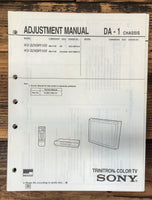 Sony KV-32XBR100 TV  Adjustment Manual *Original* #2