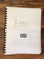 BGW Systems Model 100B Amplifier Owner / User Manual *Original*