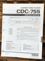 Yamaha CDC-755 CD Player Service Manual *Original*