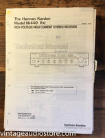 Harman Kardon HK440 VXi   Service Manual *Original*