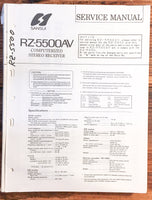 Sansui RZ-5500AV RZ-5500 AV Receiver  Service Manual *Original*
