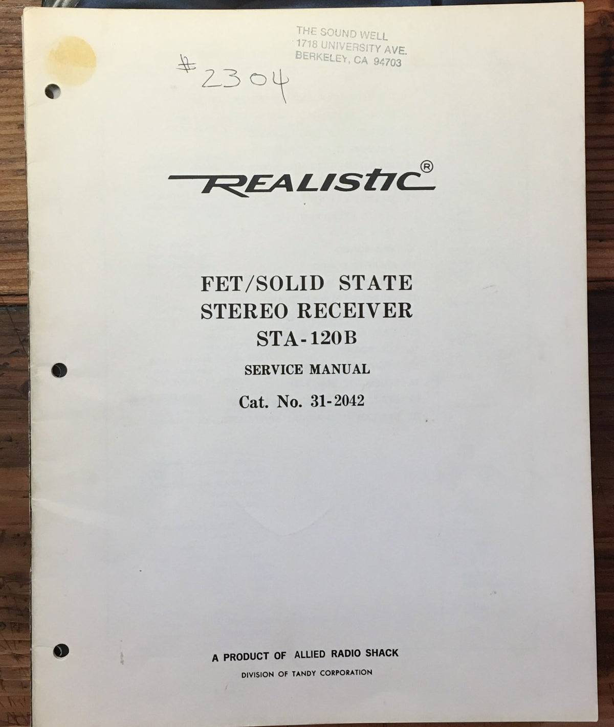dbx CX1 CX-1 Preamp / Preamplifier  Owners / User Manual *Original*