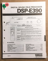 Yamaha DSP-E390 Digital Processor  Service Manual *Original*