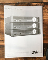 Peavey PV 900 1500 2600 Amplifier Owner / User Manual *Original* #2