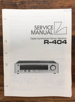 Luxman R-404 Receiver  Service Manual *Original* #1