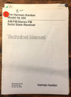 Harman Kardon HK450 HK 450  Service Manual *Original*