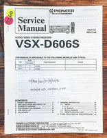 Pioneer VSX-D606S Receiver  Service Manual *Original*