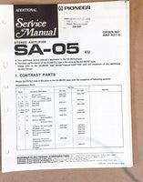 Pioneer CS-5 SPEAKER Service Manual *Original*