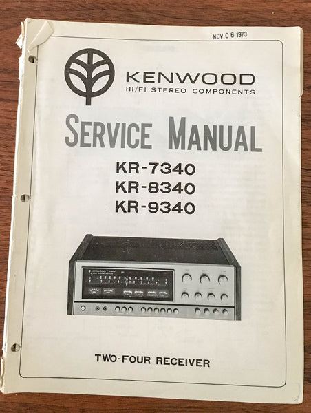 Kenwood KR-7340 KR-8340 KR-9340  Service Manual *Original*