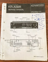 Kenwood KR-A56R Receiver Service Manual *Original*