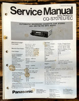 Panasonic CQ-S707EU EC Car Stereo  Service Manual *Original*